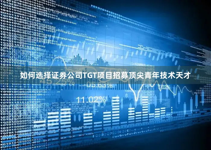 如何选择证券公司TGT项目招募顶尖青年技术天才