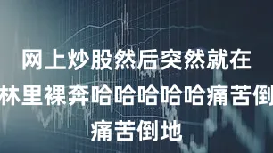 网上炒股然后突然就在树林里裸奔哈哈哈哈哈痛苦倒地